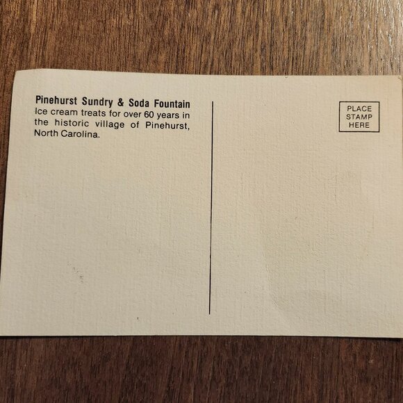 PINEHURST SUNDRY & SODA FOUNTAIN Post Card - Picture 2 of 2